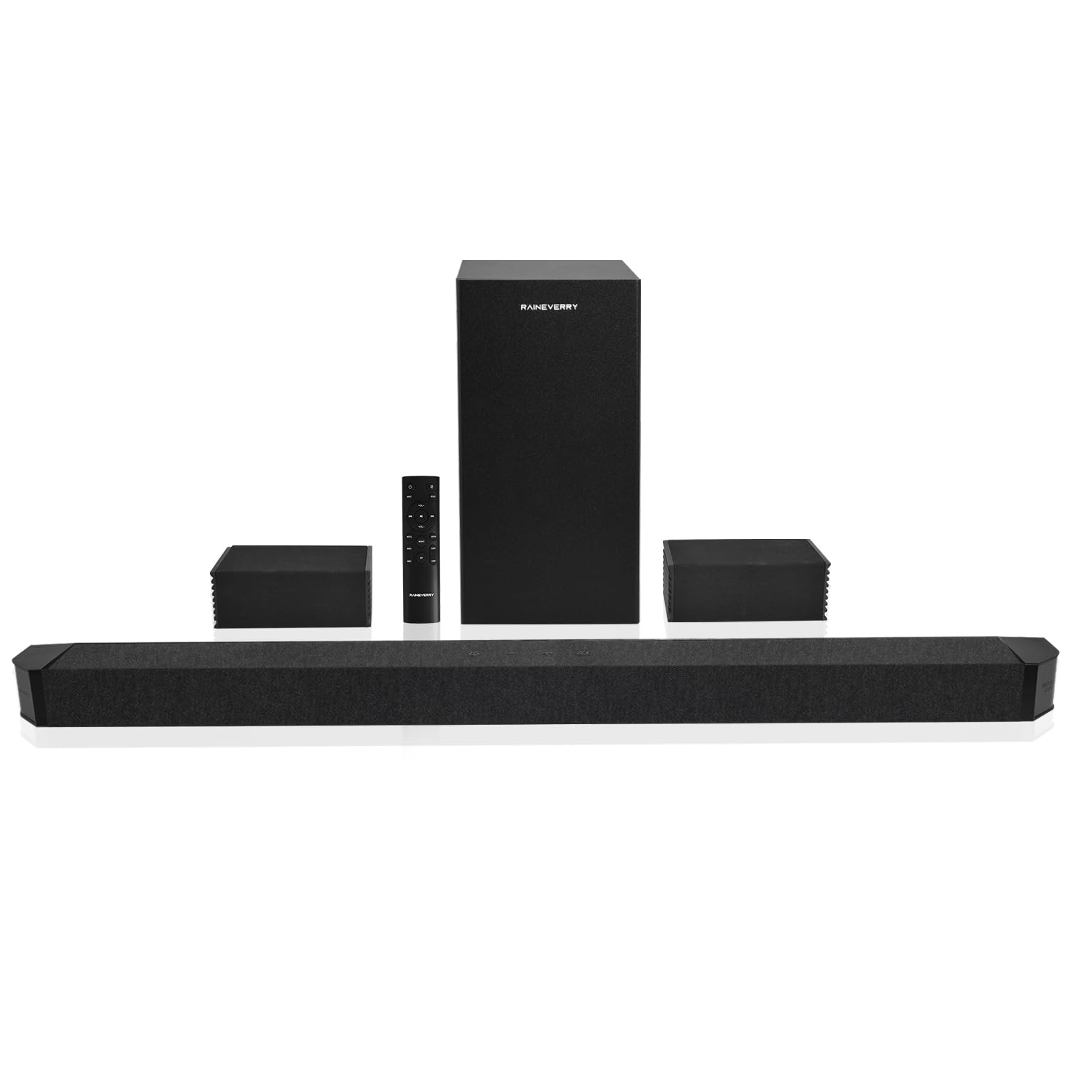 Raineverry 5.1.2 Premium Dolby Atmos Soundbar With Wireless Subwoofer, Bluetooth 5.1, Hdmi & Optical   Works With 4K & Hd Tvs